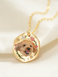 Blooming Star Pet Portrait Pendant image 1