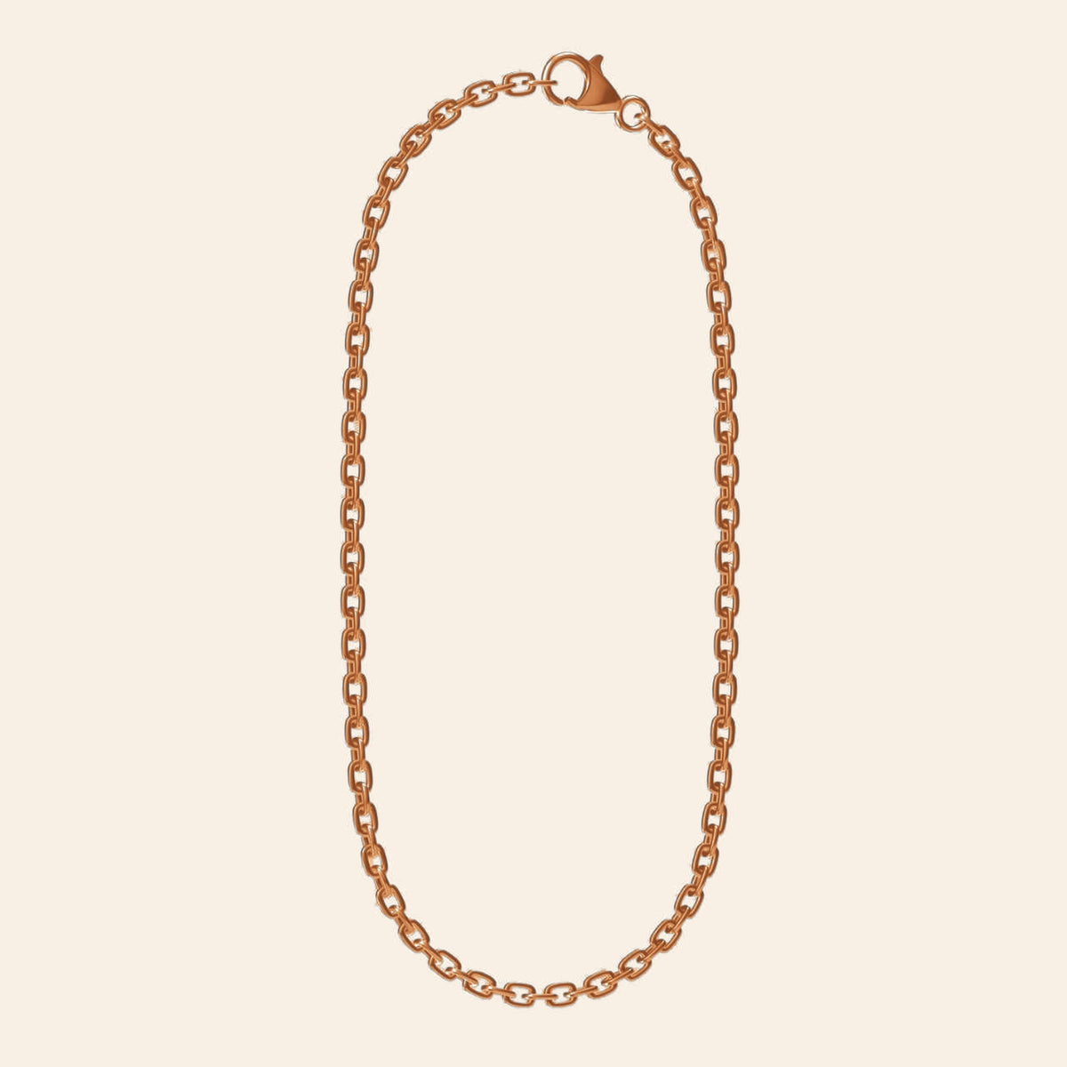 Cross-Shaped Flower Chain — Copper Full chain