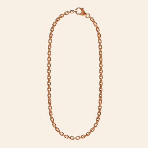 Cross-Shaped Flower Chain — Copper Full chain