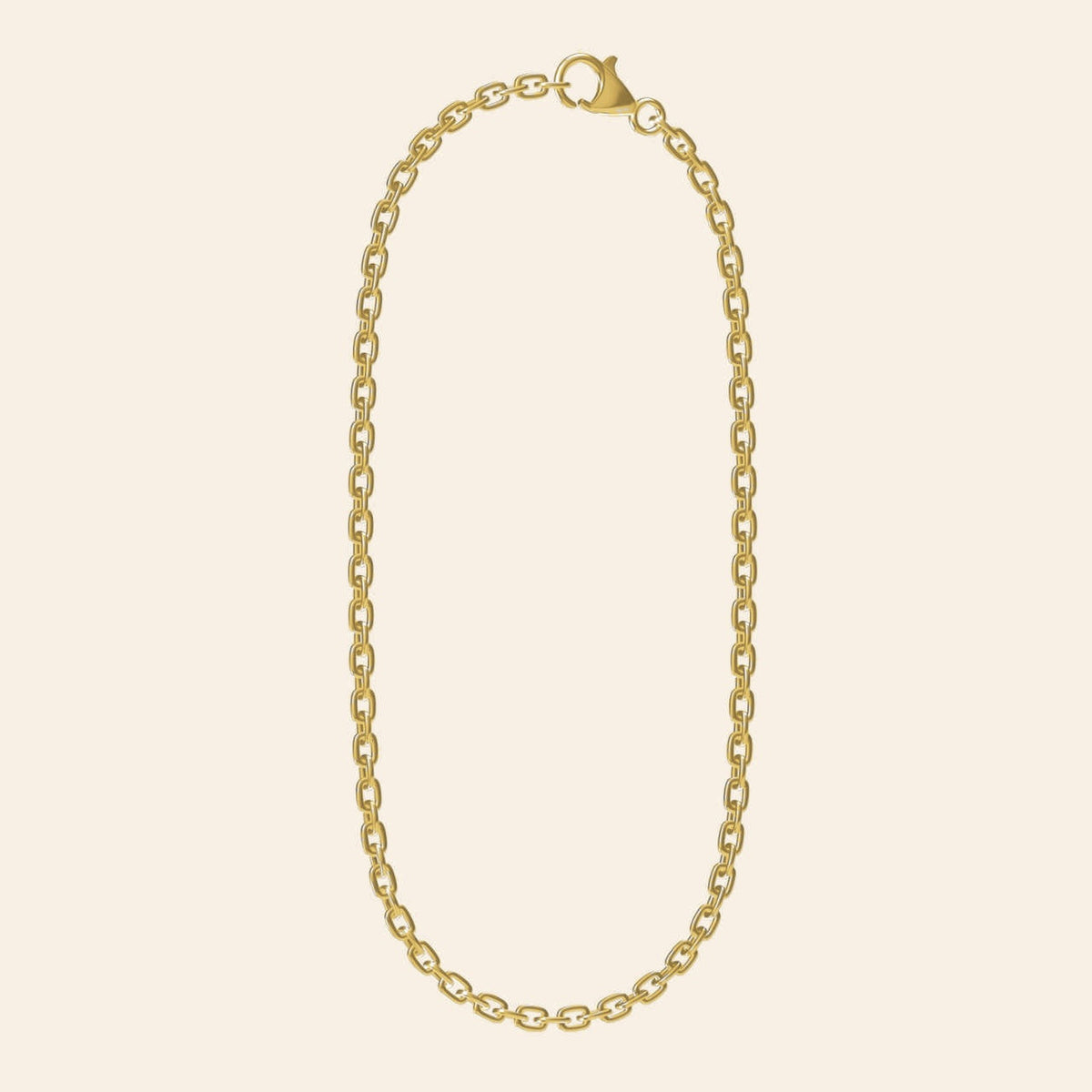 Cross-Shaped Flower Chain — 14K Gold Full chain